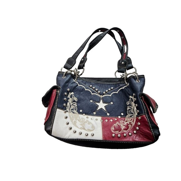 Unbranded Handbags - Montana West Lone Star Concealed Carry Flag Purse – Stylish Pocket Bag